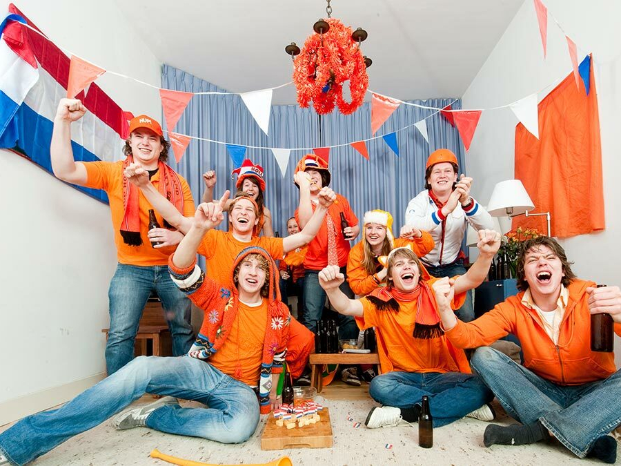 Online Ik hou van Hollan Quiz Juichende Oranjefans