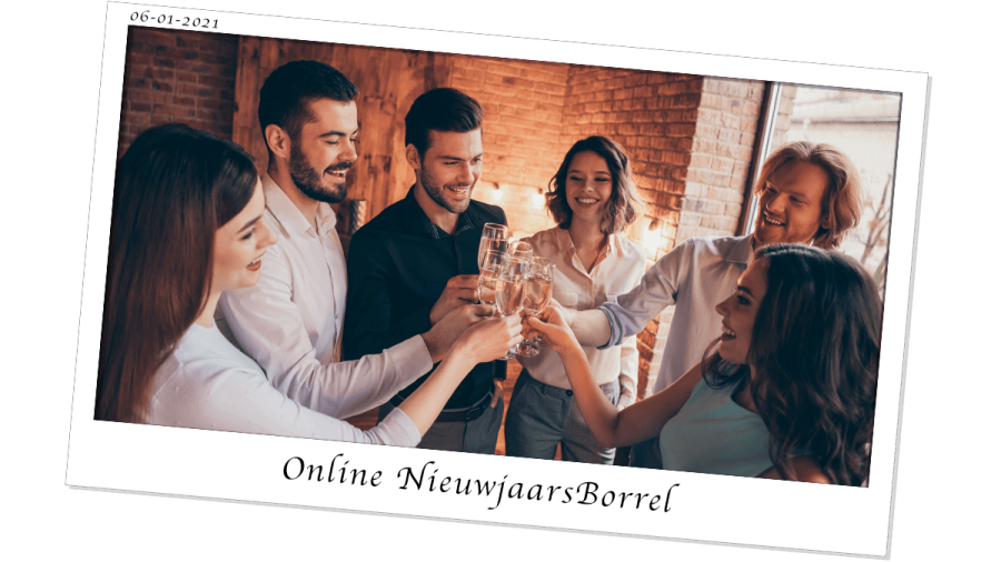 Online Nieuwjaars Borrel Hero image