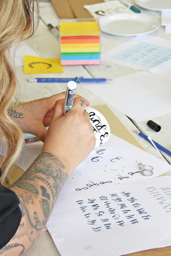 Handletteren Details Workshop