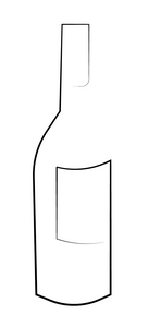 Wijn fles illustration 04