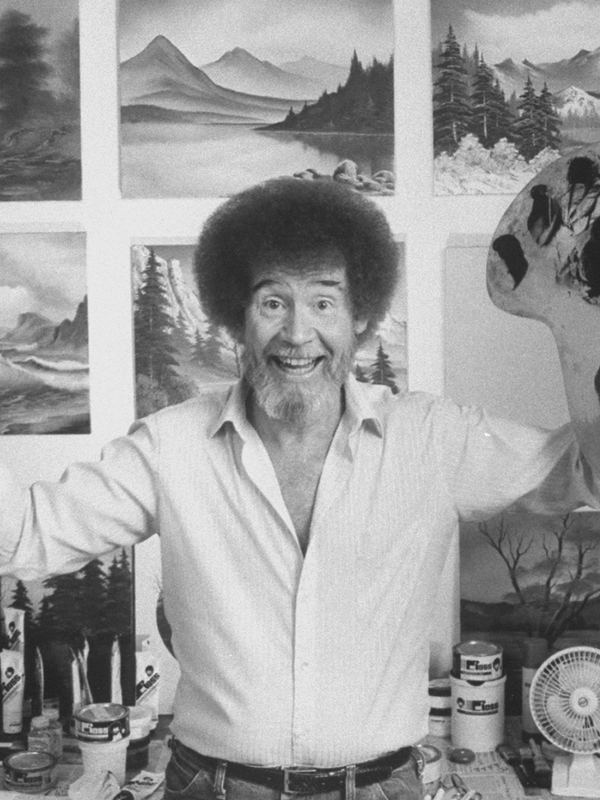 De Happy Paintings van Bob Ross