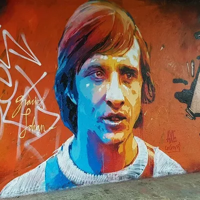 Johan Cruyff Graffiti