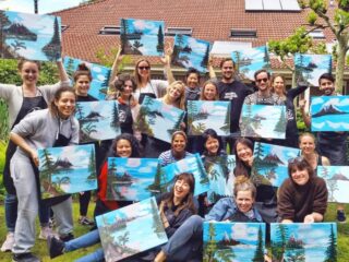 Bedrijfsuitjes Workshop Schilderen