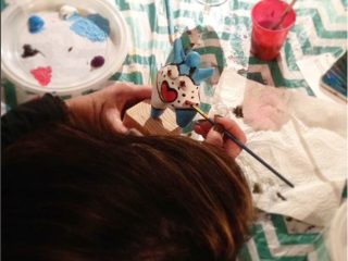 Dikke Dames Beeldje Schilderen Teamuitje of Bedrijfsuitje