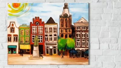 Workshop Monumenten Schilderen: jullie stad op doek